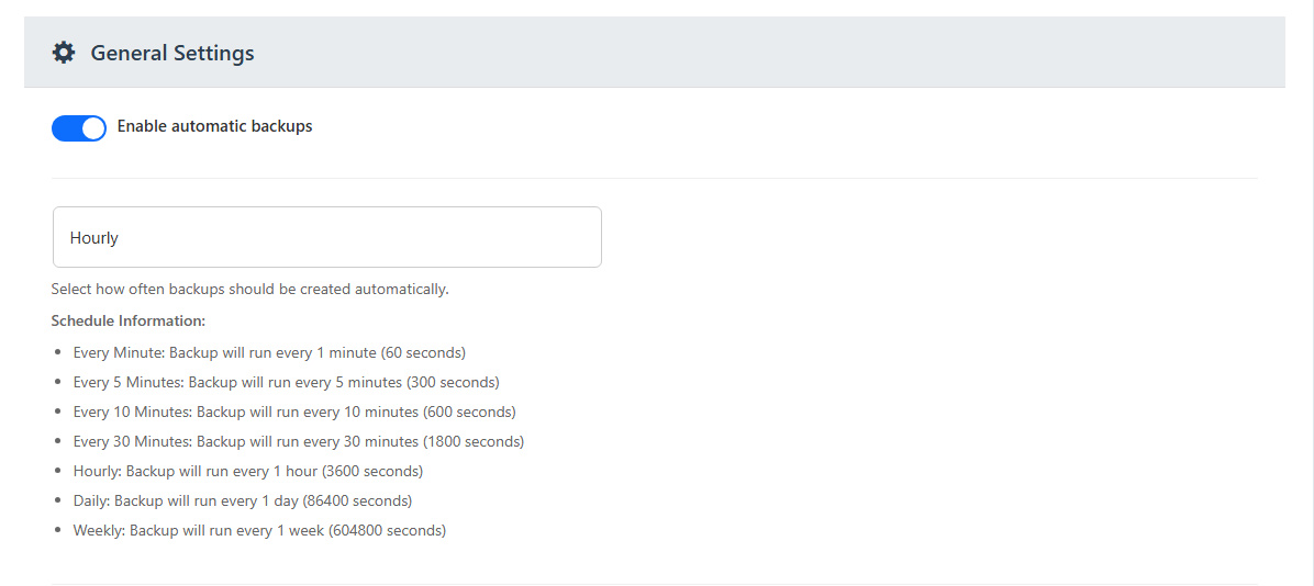 Advanced Settings - Advanced customization for developers and professional users